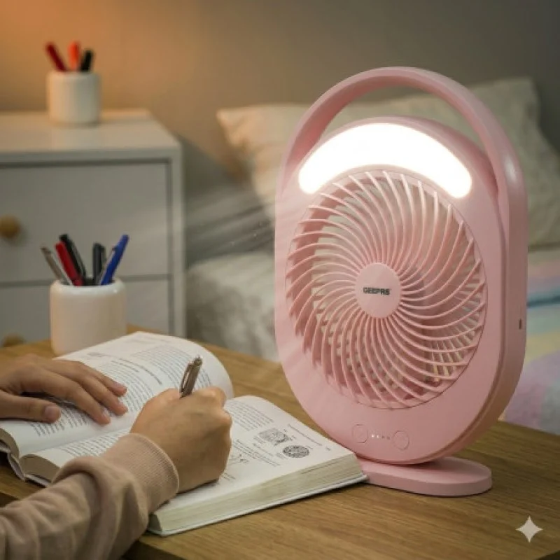  Yg-719 Rechargeable LED Multifunctional Table Fan USB Portable Folding Fan with Light_000498